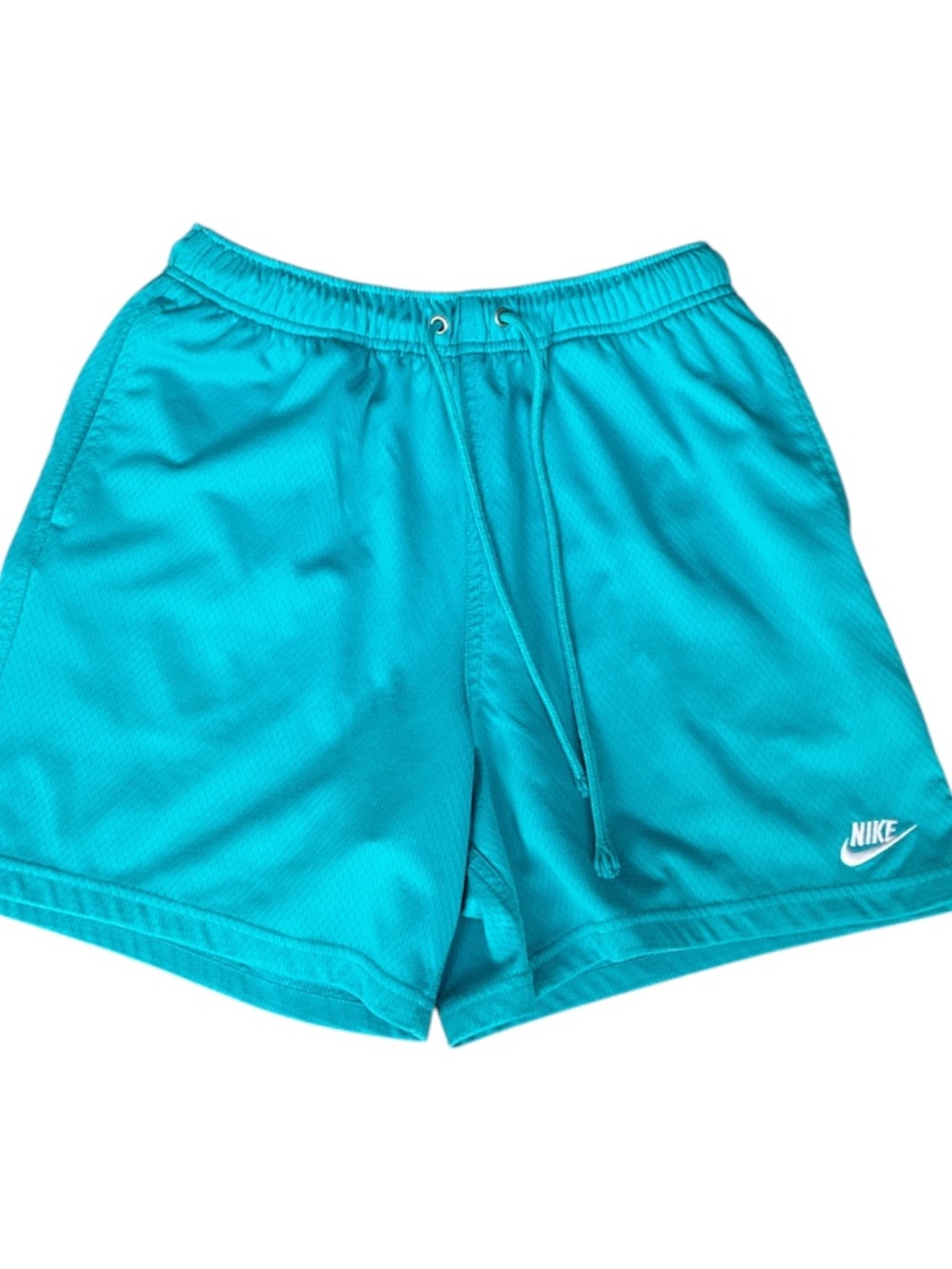 Nike Mesh Flow Shorts FN3514 345 Aqua Size Small